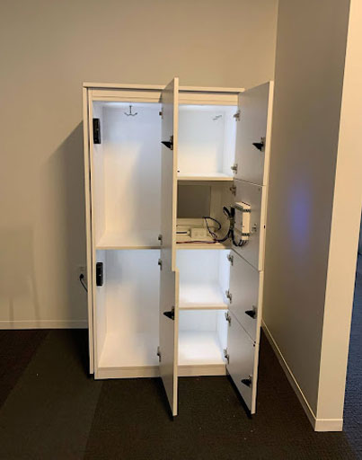smart locker open
