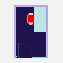 Floor plan for Phone room space type