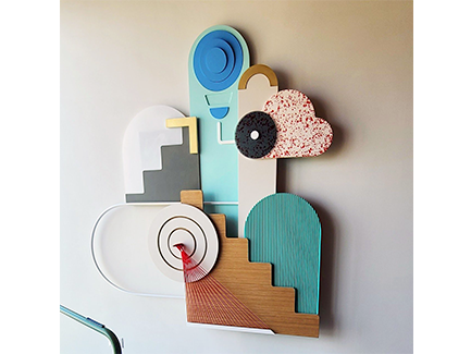 Photo of expressive wall art