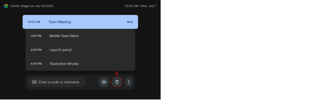 Present content icon highlight