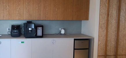 Coffee station in an office