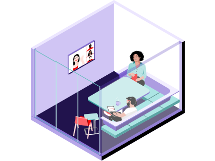 3D illustration of Enclave B space type