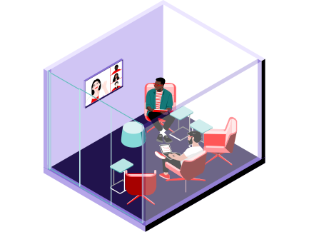 3D illustration of Enclave C space type