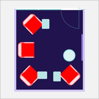 Floor plan for Enclave C space type