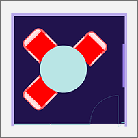 Floor plan for Interview room space type