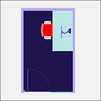 Floor Plan for Koala Room (exam kiosk)