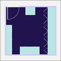 Floor plan for Storage room space type